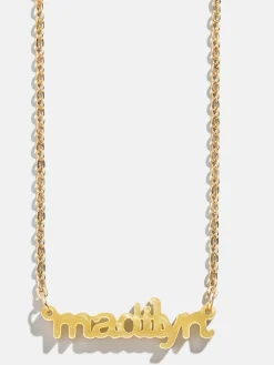 Acrylic Custom Nameplate Necklace