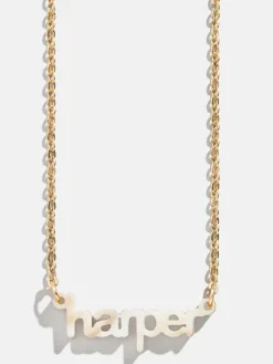 Acrylic Custom Nameplate Necklace