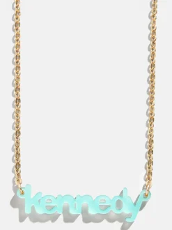 Acrylic Custom Nameplate Necklace