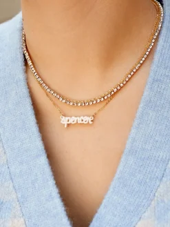 Acrylic Custom Nameplate Necklace