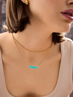 Acrylic Custom Nameplate Necklace