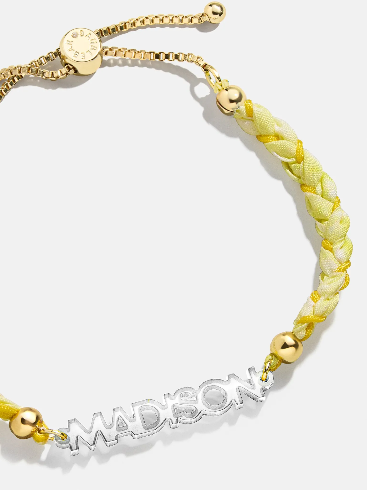 Acrylic Kids' Custom Nameplate Bracelet - Clear