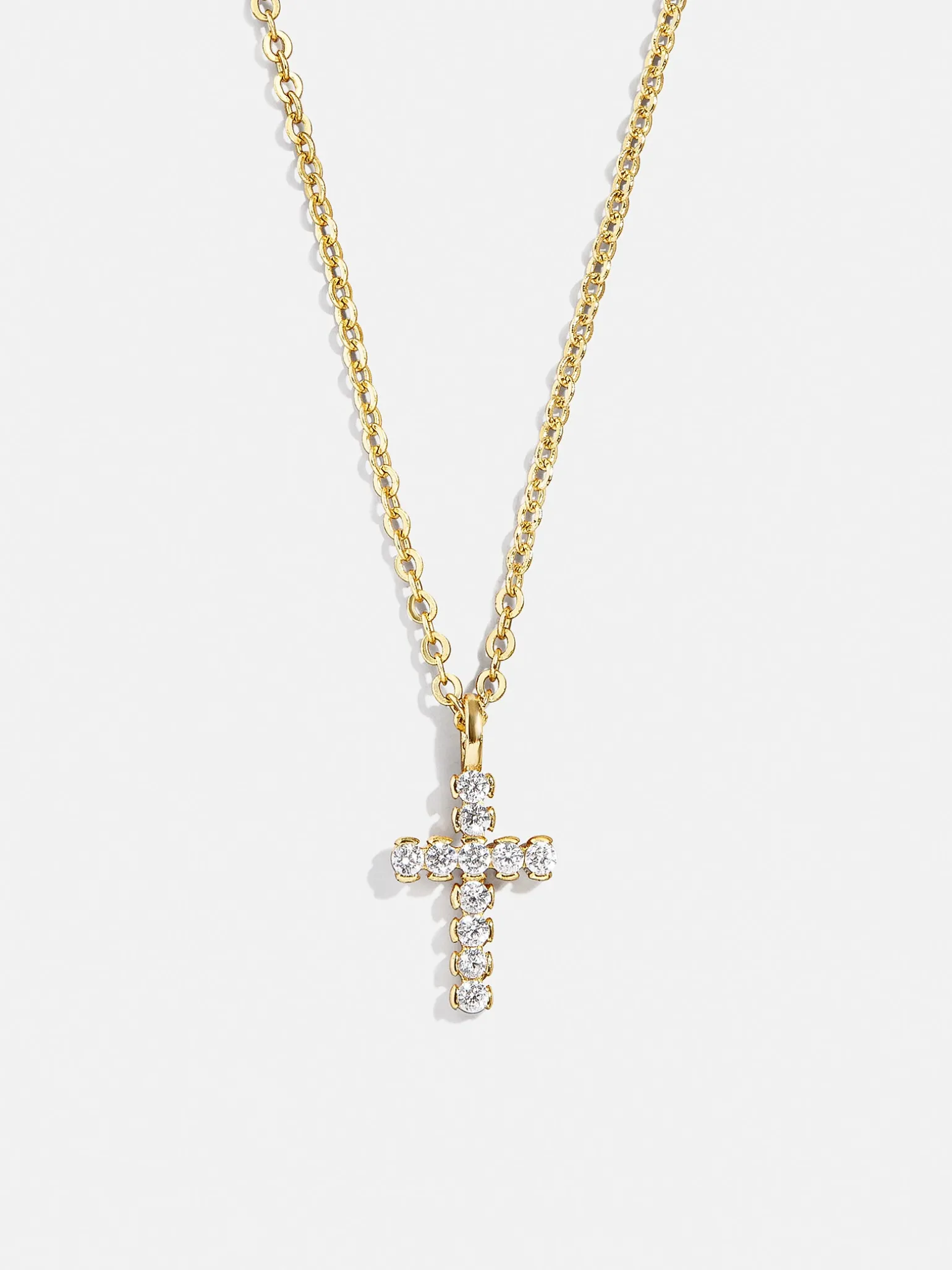 Agape 18K Gold Vermeil Necklace - Gold/Pavé