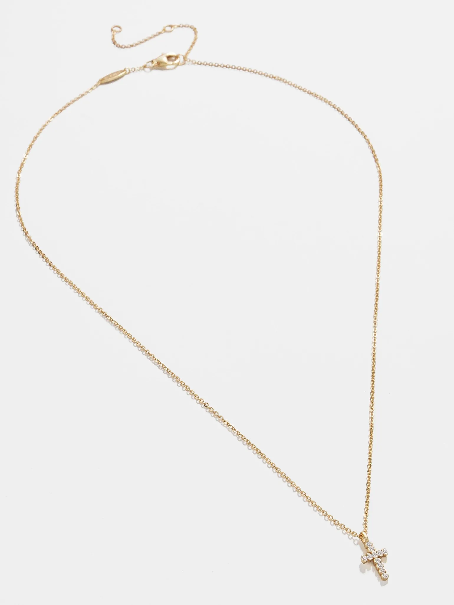 Agape 18K Gold Vermeil Necklace - Gold/Pavé