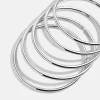 Alexia Bangle Bracelet Set - Silver