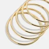 Alexia Bangle Bracelet Set - Gold