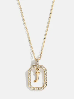 Alicia Initial Necklace - Gold/Pavé