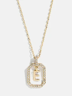 Alicia Initial Necklace - Gold/Pavé