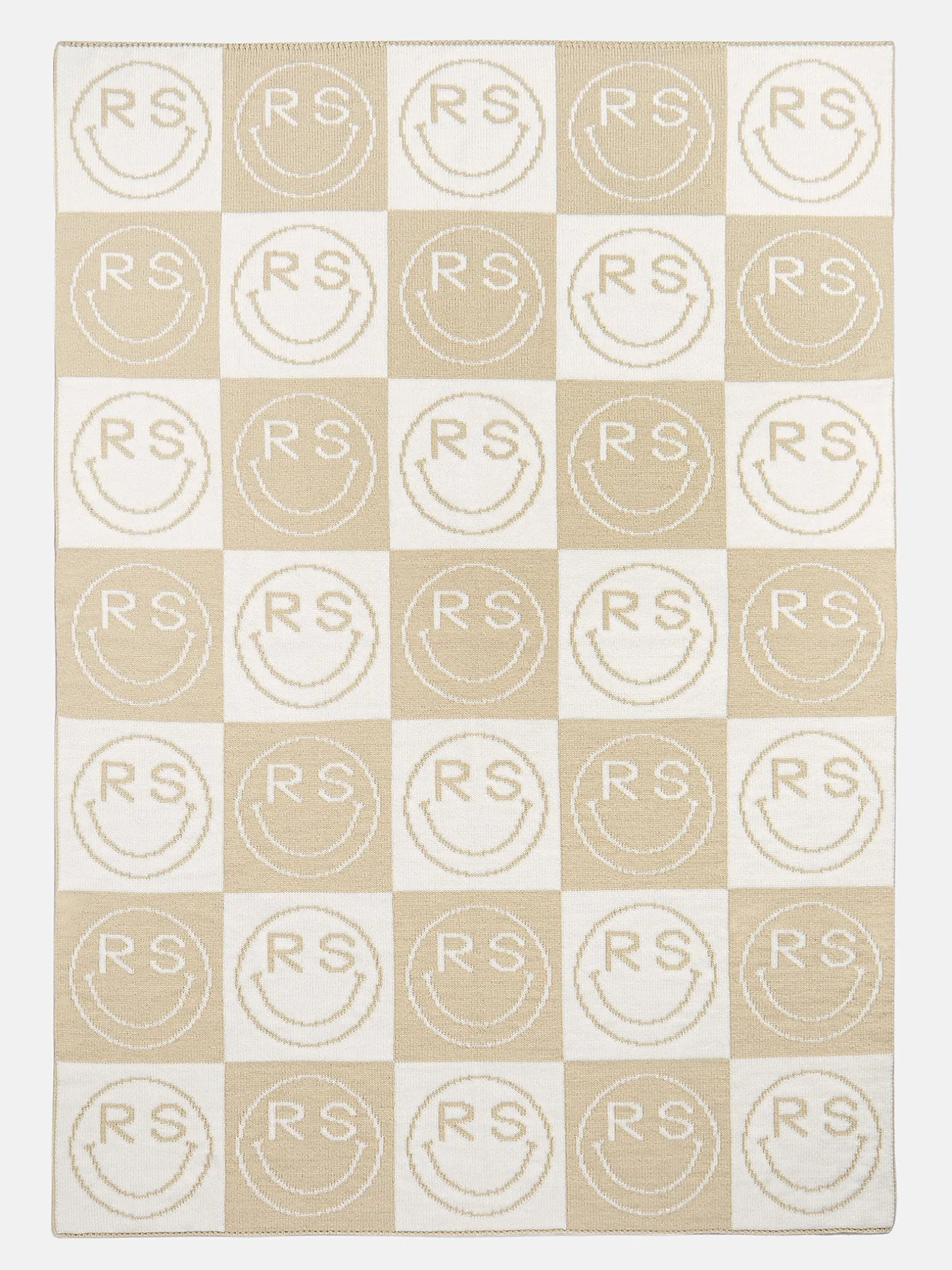 All Smiles Custom Blanket - Natural/Beige