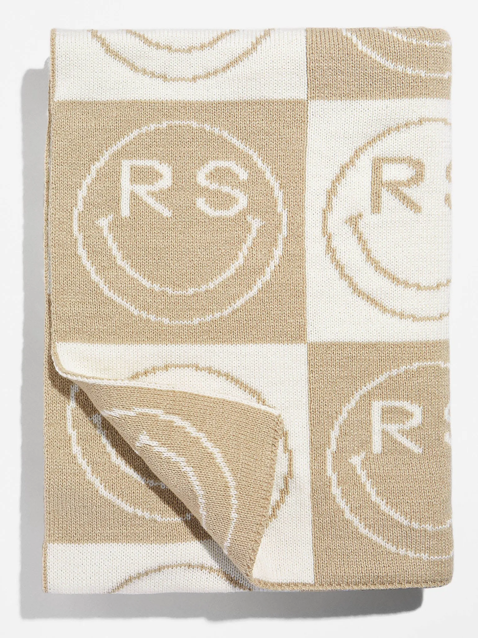 All Smiles Custom Blanket - Natural/Beige