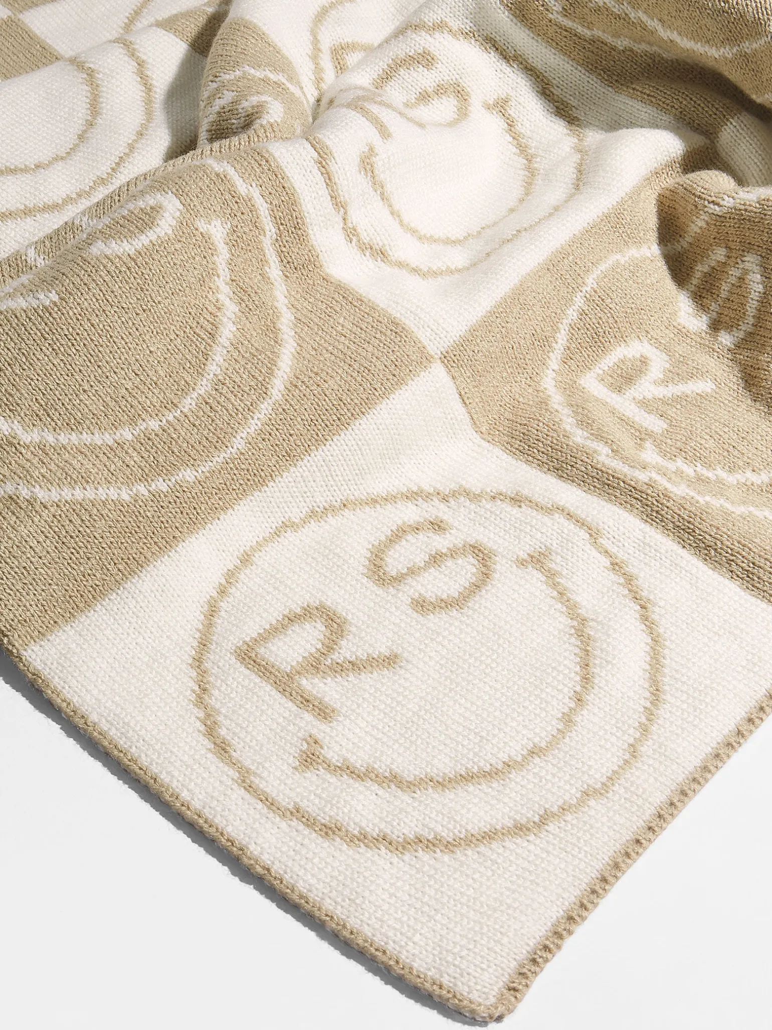 All Smiles Custom Blanket - Natural/Beige