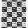 All Smiles Custom Blanket - Black/White