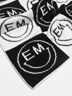 All Smiles Custom Blanket - Black/White
