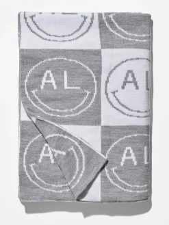 All Smiles Custom Blanket - Gray/White