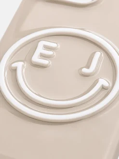 All Smiles Custom iPhone Case - Beige/White