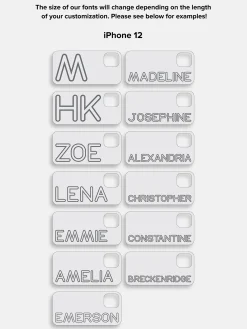 All the Beige Custom iPhone Case - Beige/White