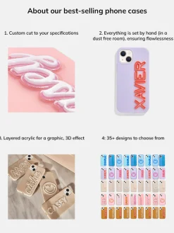 All the Beige Custom iPhone Case - Beige/White