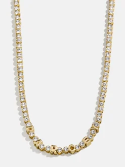 Amalie Bezel Custom Tennis Necklace - Bezel