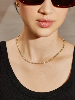 Amalie Bezel Tennis Necklace