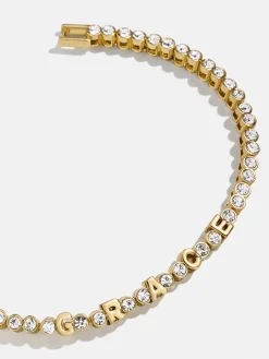 Amalie Custom Tennis Bracelet - Gold/Pavé