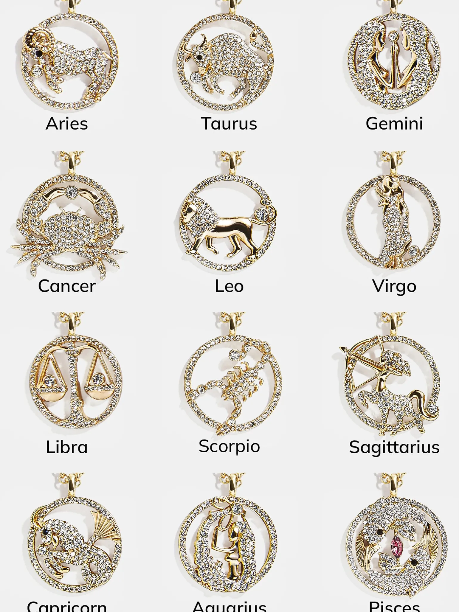 Andrea Zodiac Necklace - Capricorn