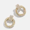 Arabella Earrings - Gold/Pavé