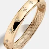 Astra Celestial Hinge Bangle - Gold/Pavé