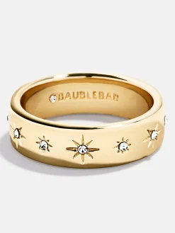 Astra Star Ring - Gold/Pavé