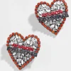 Atlanta Falcons NFL Statement Stud Earrings - Atlanta Falcons