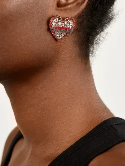 Atlanta Falcons NFL Statement Stud Earrings - Atlanta Falcons