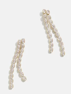 Ava Earrings - Gold/Pavé