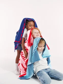 Baby Steps Kids' Custom Blanket - Light Blue/Navy