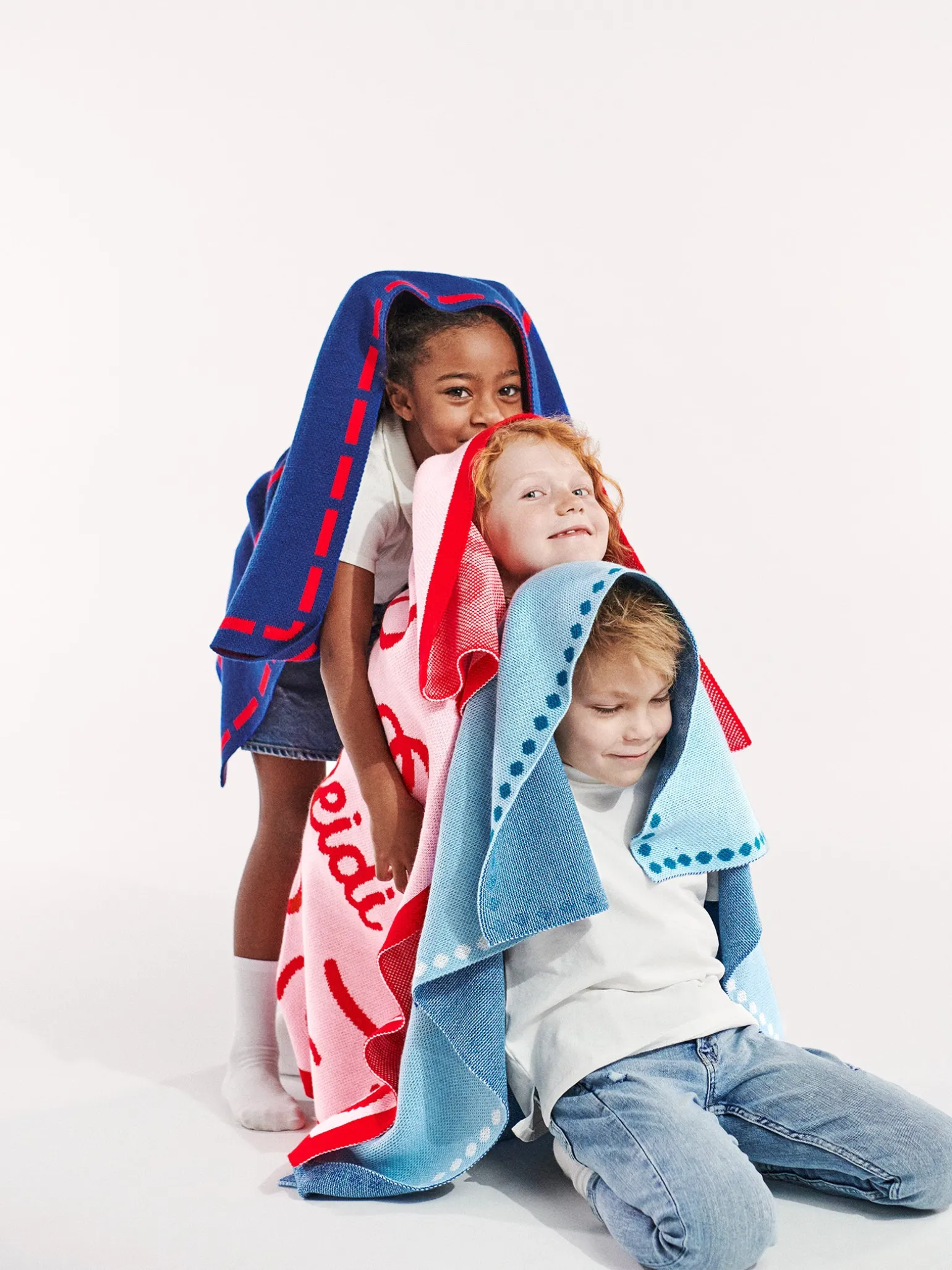 Baby Steps Kids' Custom Blanket - Light Blue/Navy