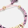 Bandana Custom Nameplate Bracelet - Blush