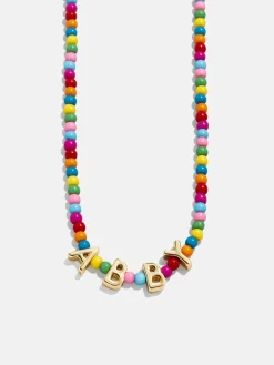 Bead Mine Kids' Custom Name Necklace  - Multi