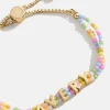 Beaded Kids' Custom Nameplate Bracelet - Light Multi