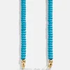 Beaded Kids' Custom Nameplate Necklace - Turquoise