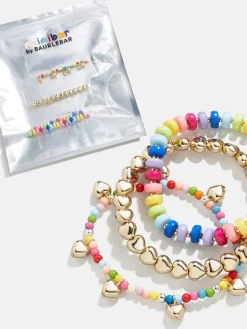 Beads Please Kids' Bracelet Set - Kids' Hearts