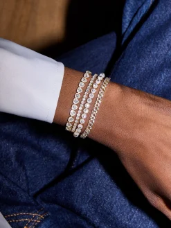 Bennett 18K Gold Vermeil Tennis Bracelet - Standard