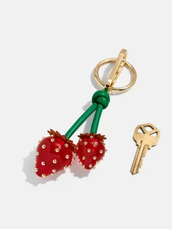 Berry Sweet Strawberry Bag Charm - Strawberry