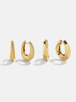 Beverly Waterproof Earring Set - Gold