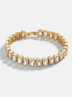Bianca Tennis Bracelet - Emerald Bezel