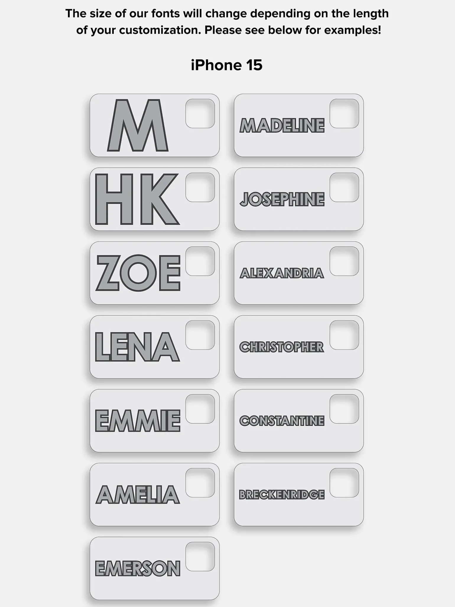 Block Font Custom iPhone Case - Bright Red/Pink