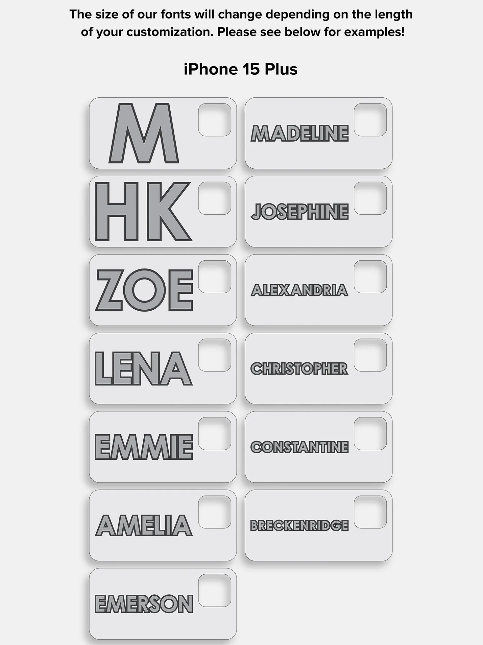 Block Font Custom iPhone Case - Bright Red/Pink