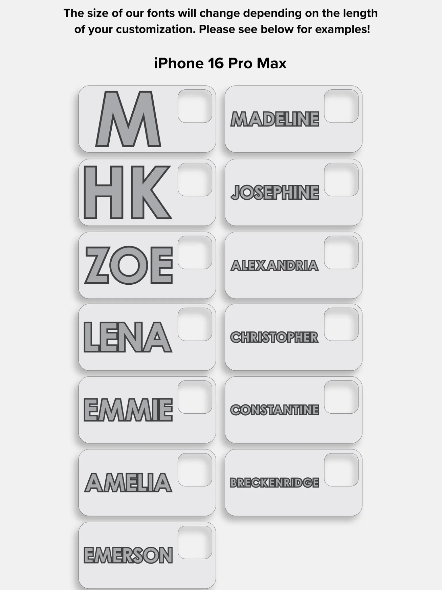 Block Font Custom iPhone Case - Bright Red/Pink