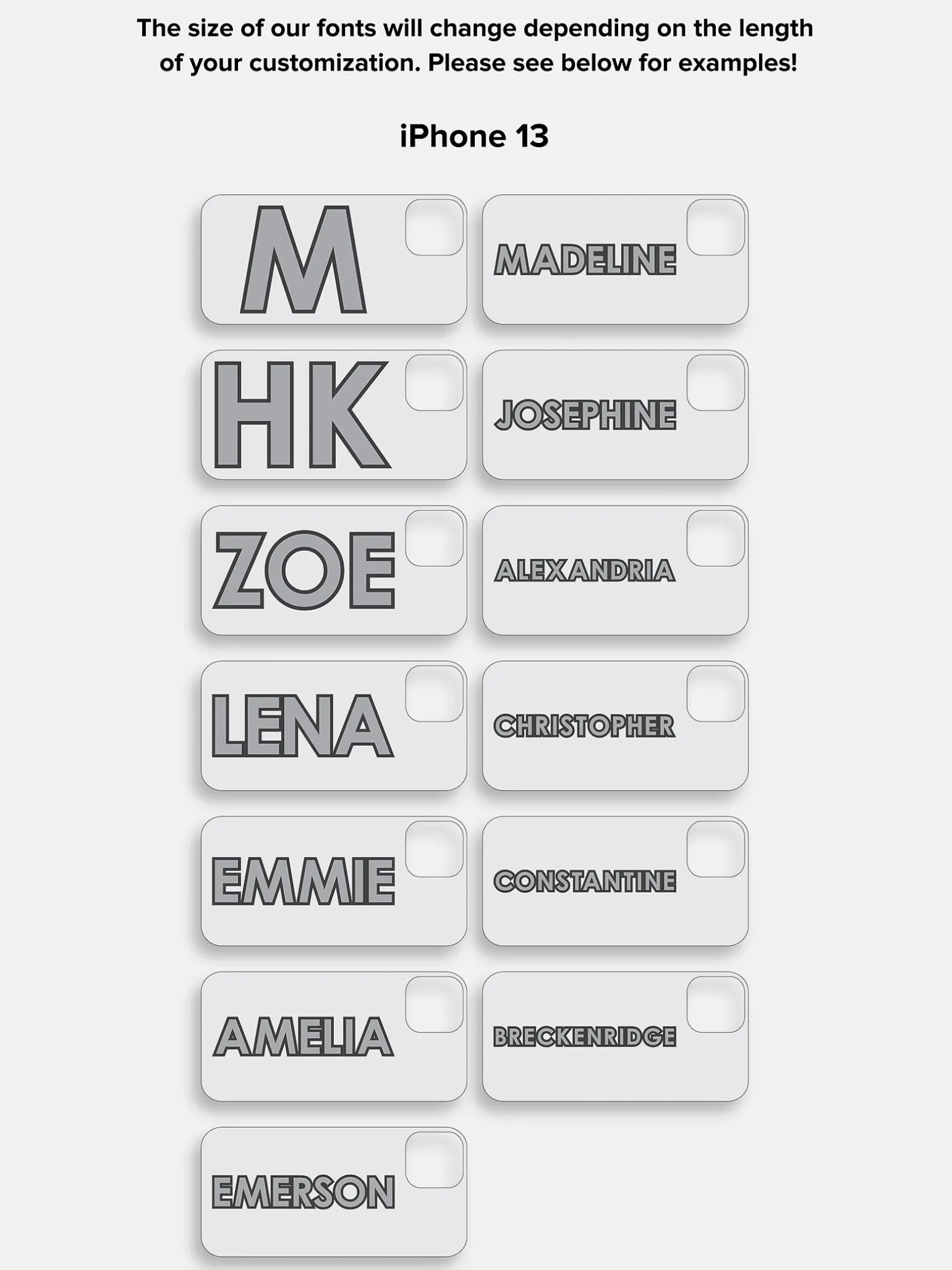 Block Font Custom IPhone Case - Green/Light Pink
