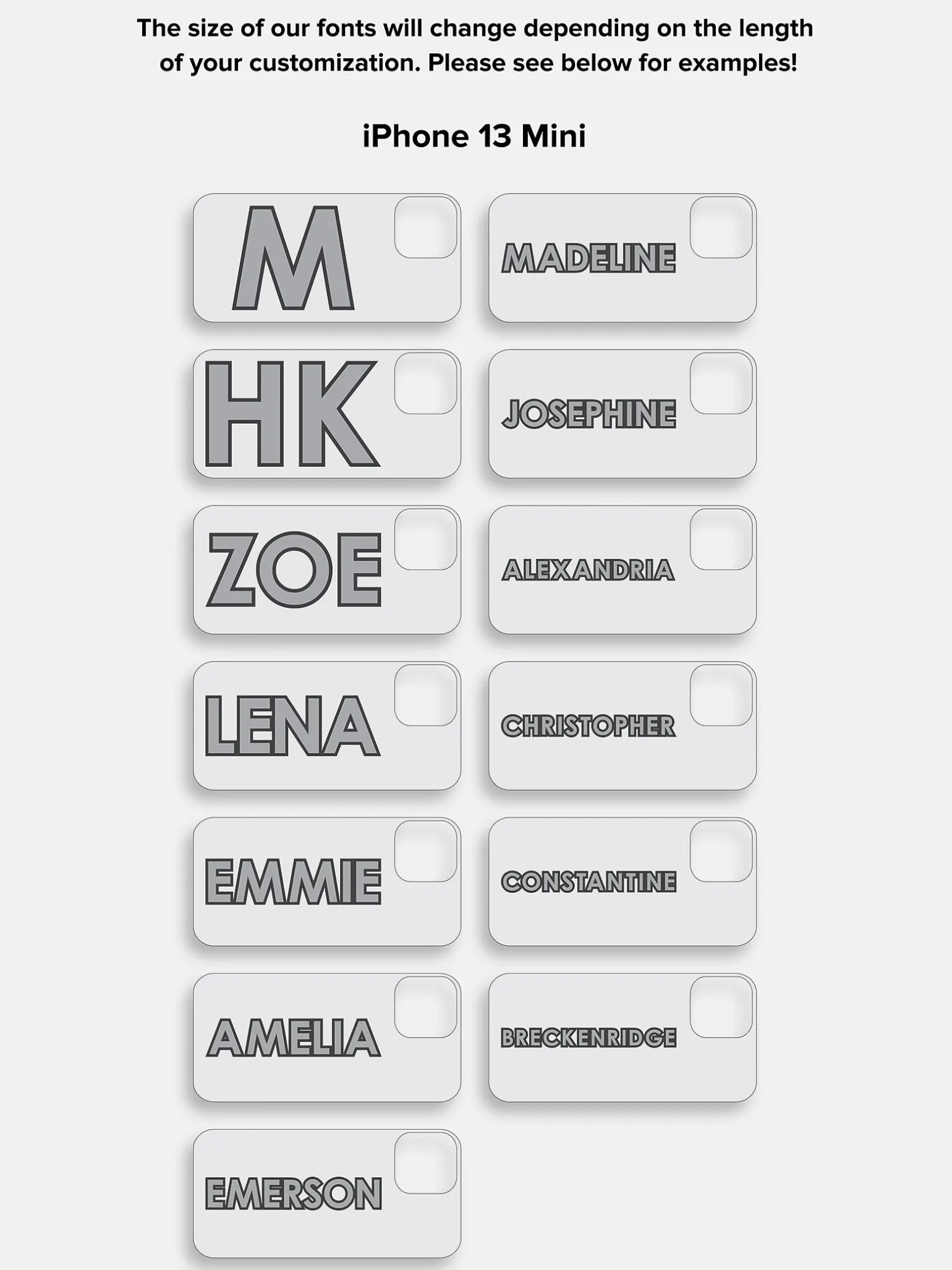 Block Font Custom iPhone Case - Lavender/Purple