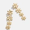 Blossom Statement Earrings - Gold