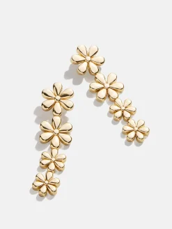 Blossom Statement Earrings - Gold
