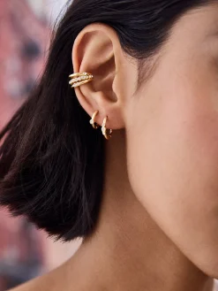 Blythe Earring Set - Gold/Pavé